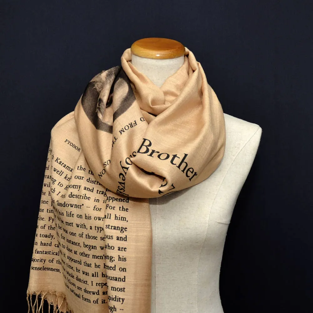 The Brothers Karamazov by Fyodor Dostoyevsky shawl/scarf - English version