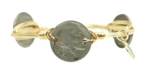 The Buffalo Nickel Bangle Bracelet