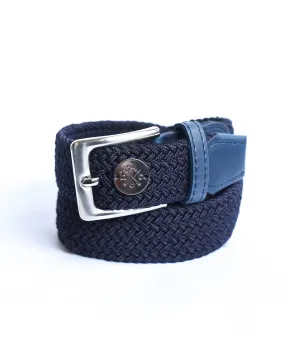 The Derby Belt - Navy Leather Placid