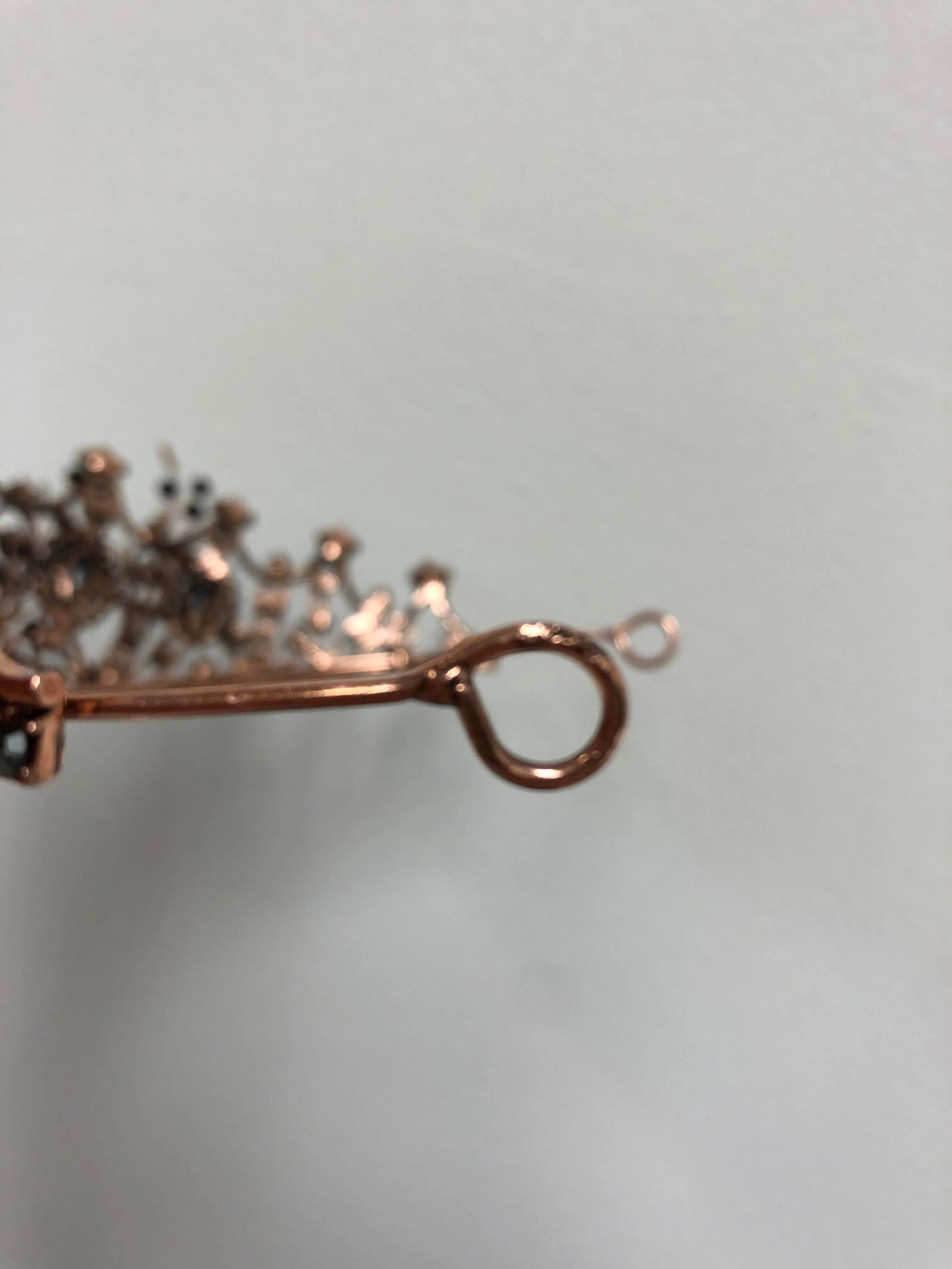 Tiara - Beautiful and Simple Crystal and Gold 2-in-1