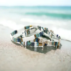 TIDAL WAVE - Tila Bead Bracelets Stack