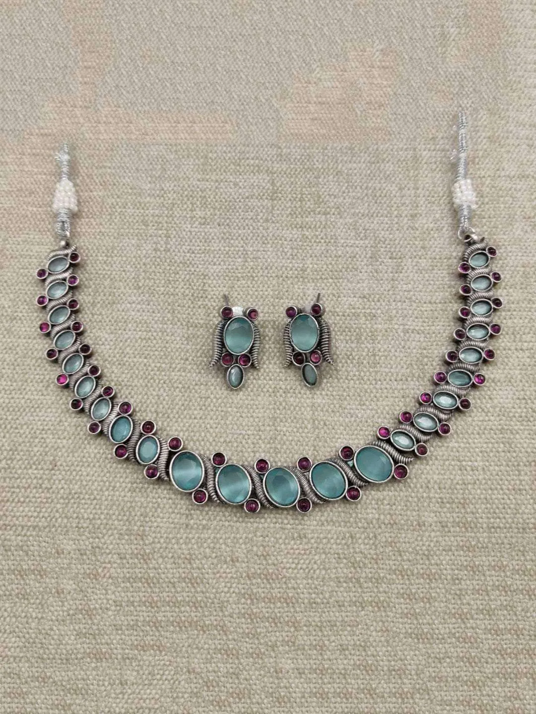 Twisted Gem Necklace