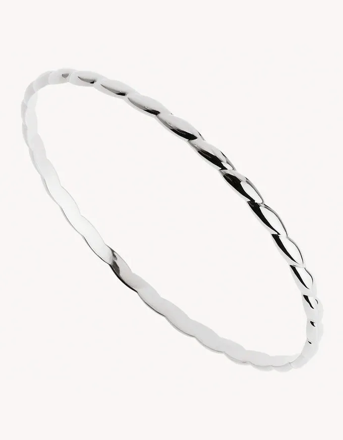 Vinery Silver Bangle