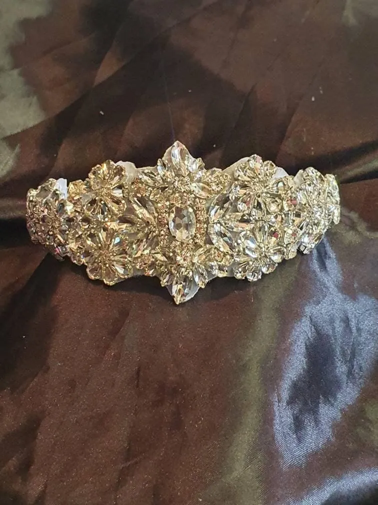 Vintage couture inspired crystal tiara, hairband by Crystal wedding uk