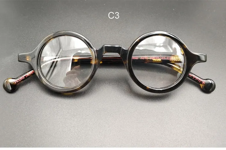 Yujo Unisex Full Rim Round Reading Glasses Acetate Y031