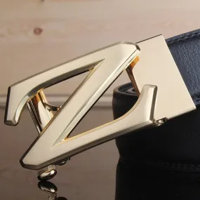 Z letter Automatic Buckle Belt For Men's-JonasParamount